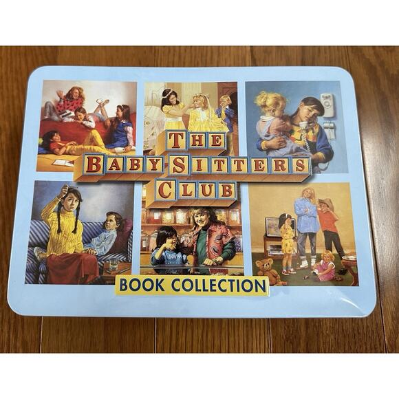 The BabySitters Club Book Collection #1-6 In Retro Tin Collectors Box Ann Martin - Picture 2 of 6